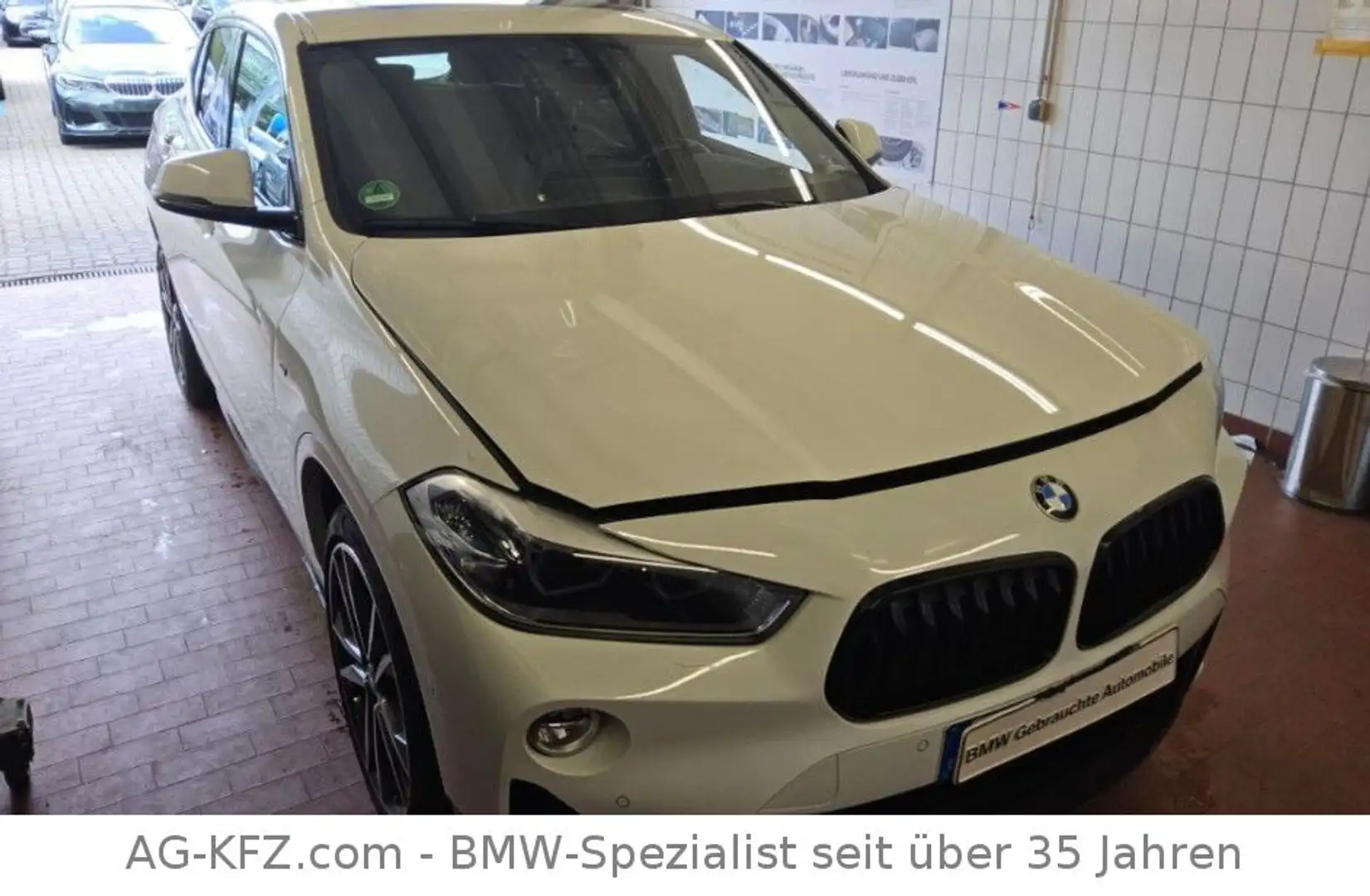 BMW X2 sDrive20i M Sport/HUD/PANO/Leder/CAM/HIFI Blanc - 2