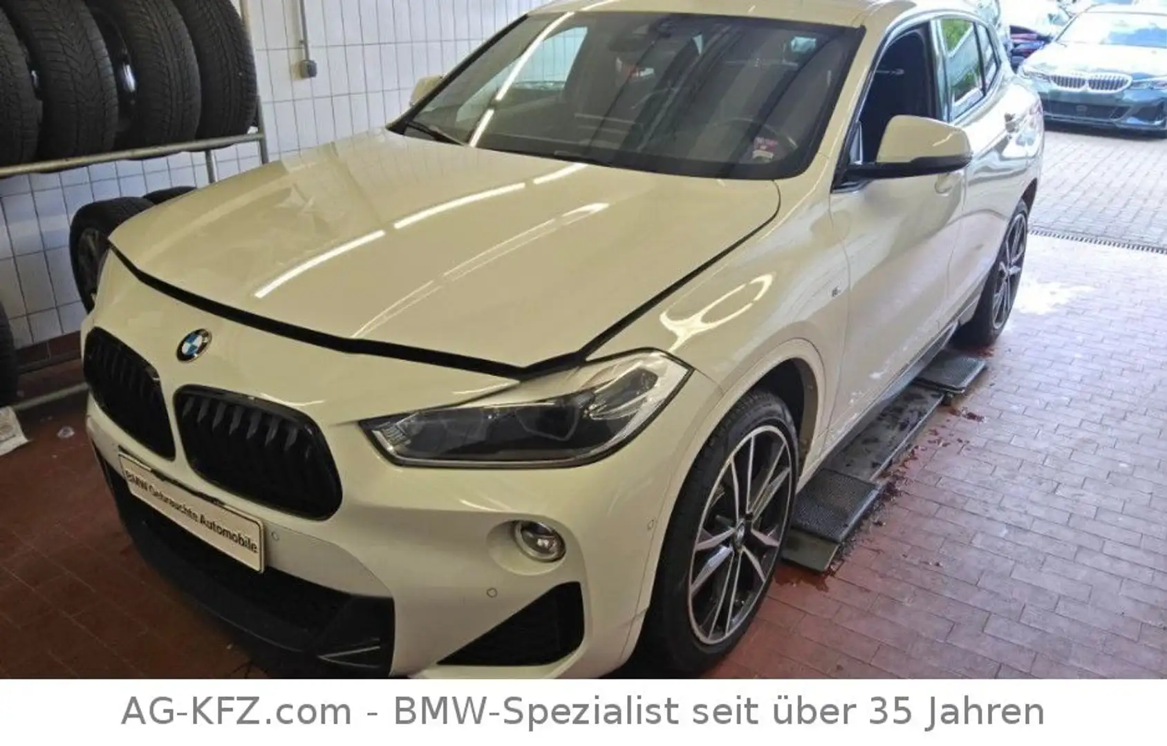BMW X2 sDrive20i M Sport/HUD/PANO/Leder/CAM/HIFI Blanc - 1