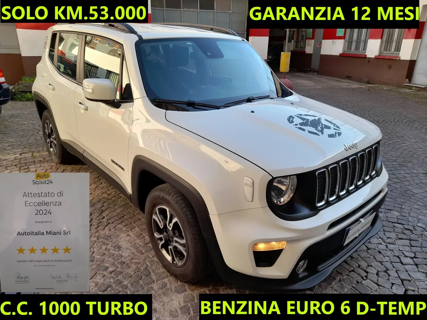 Jeep Renegade Renegade 1.0 t3 Business 2wd SOLO KM. 53.000 Bianco - 1