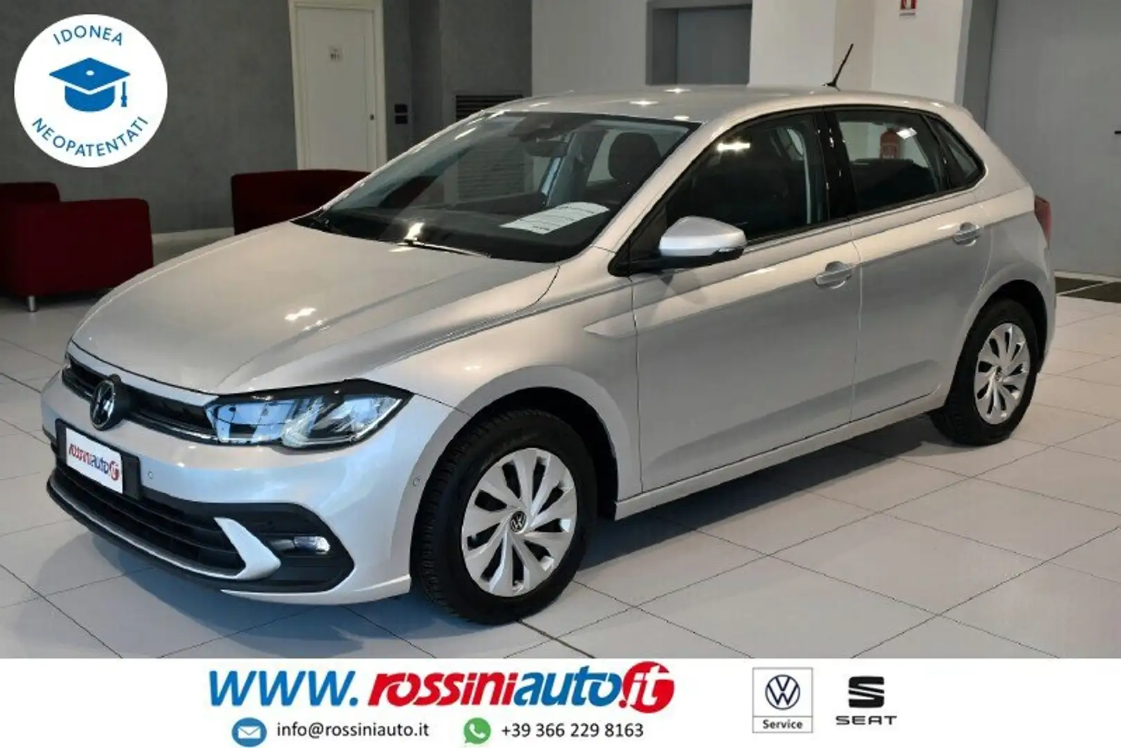 Volkswagen Polo 1.0 TGI 90 CV LIFE + TECH PACK + SAFETY PACK + LIG Zilver - 1