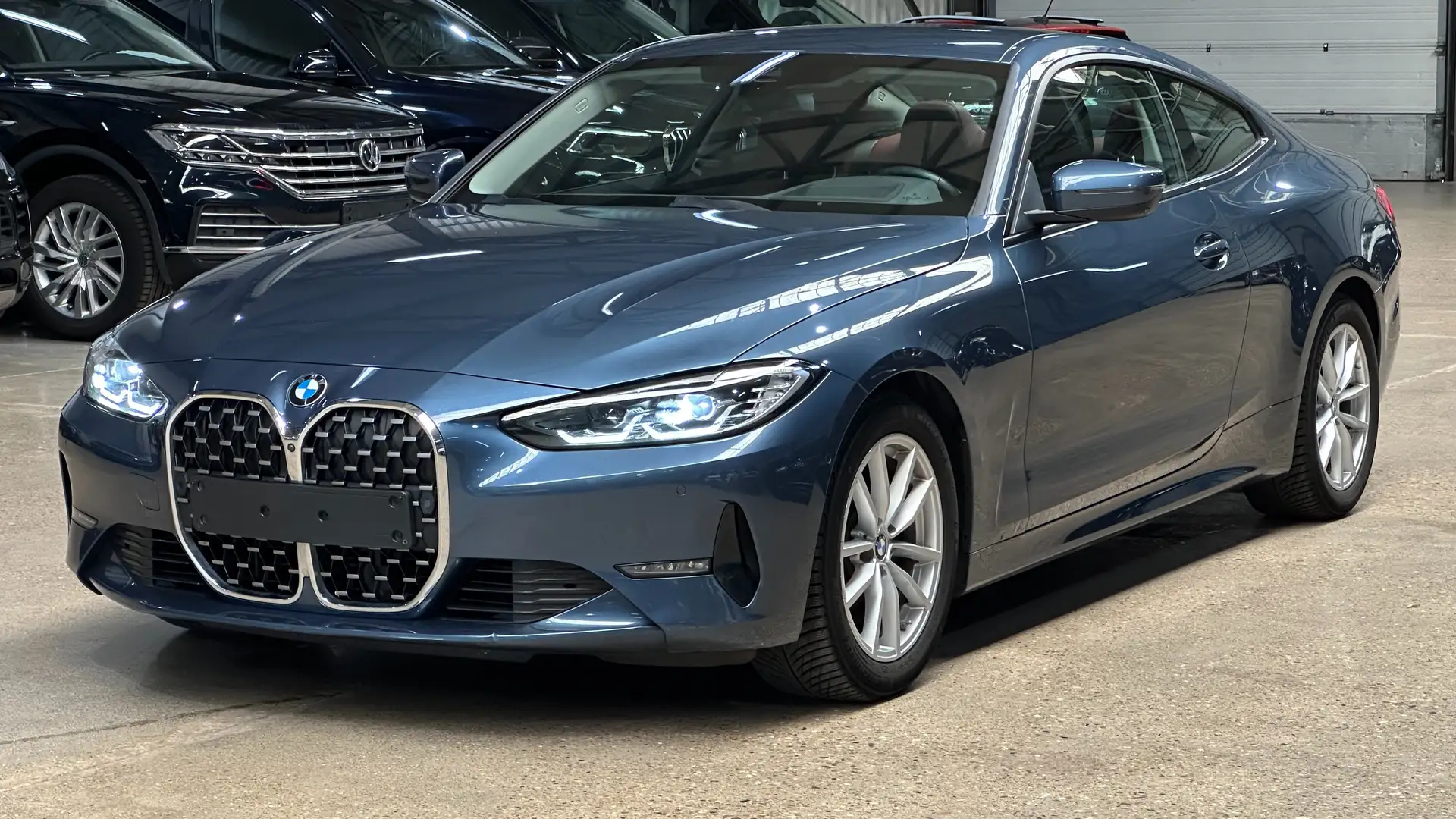 BMW 420 420d Coupe Bleu - 1