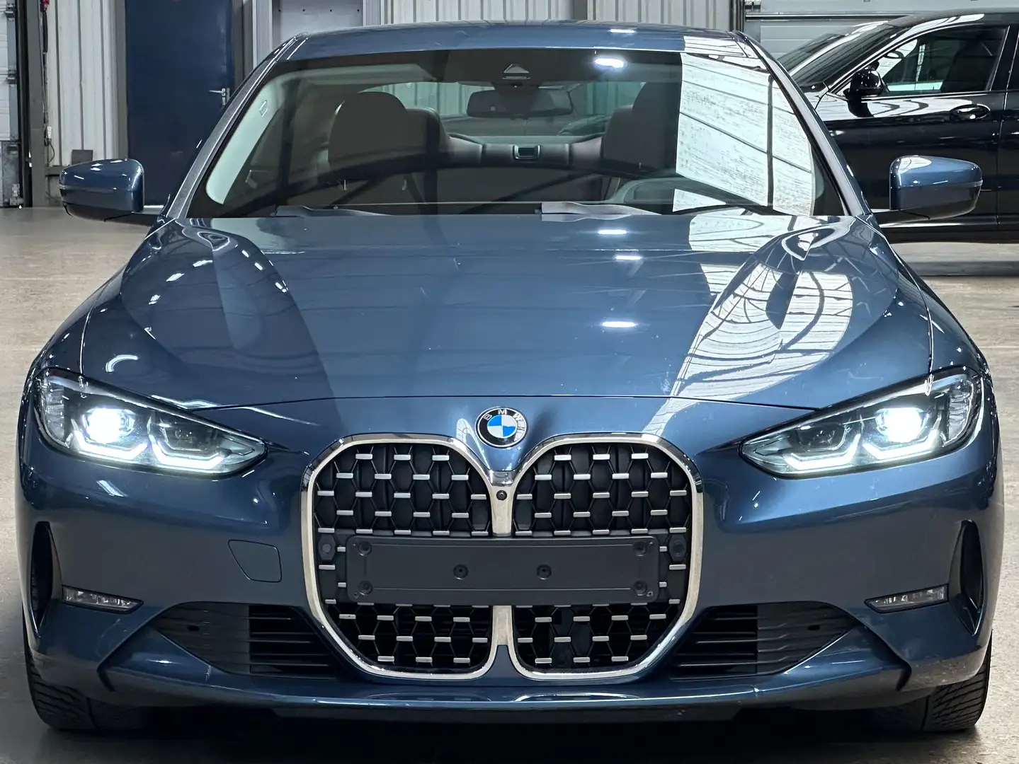 BMW 420 420d Coupe Bleu - 2