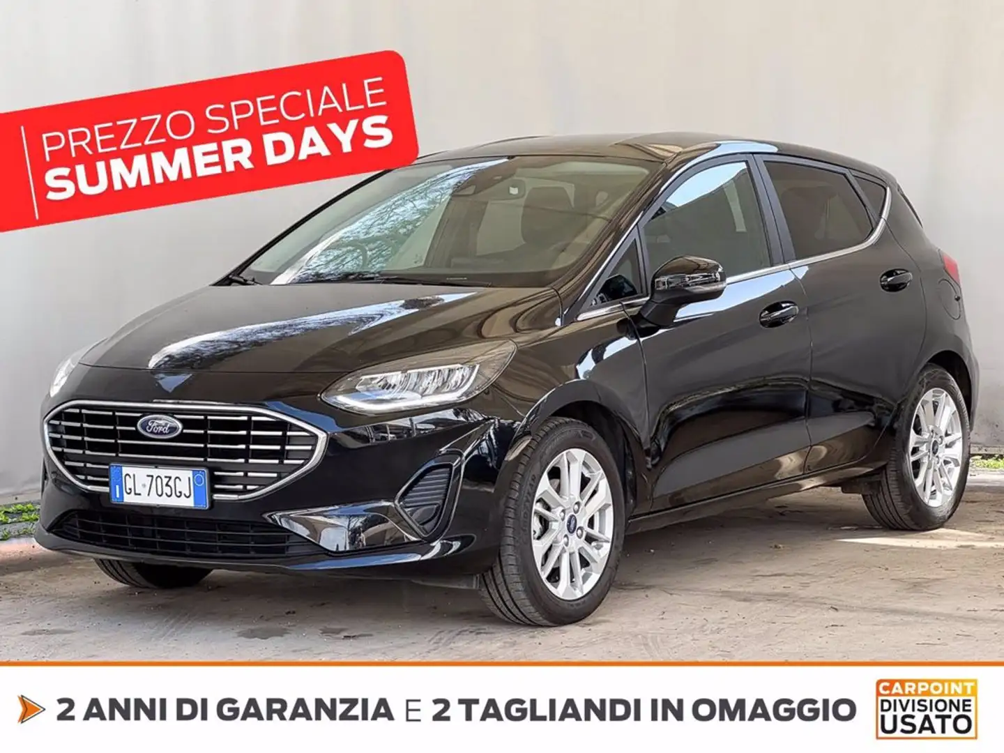 Ford Fiesta 5p 1.0 ecoboost business s&s 100cv Nero - 1