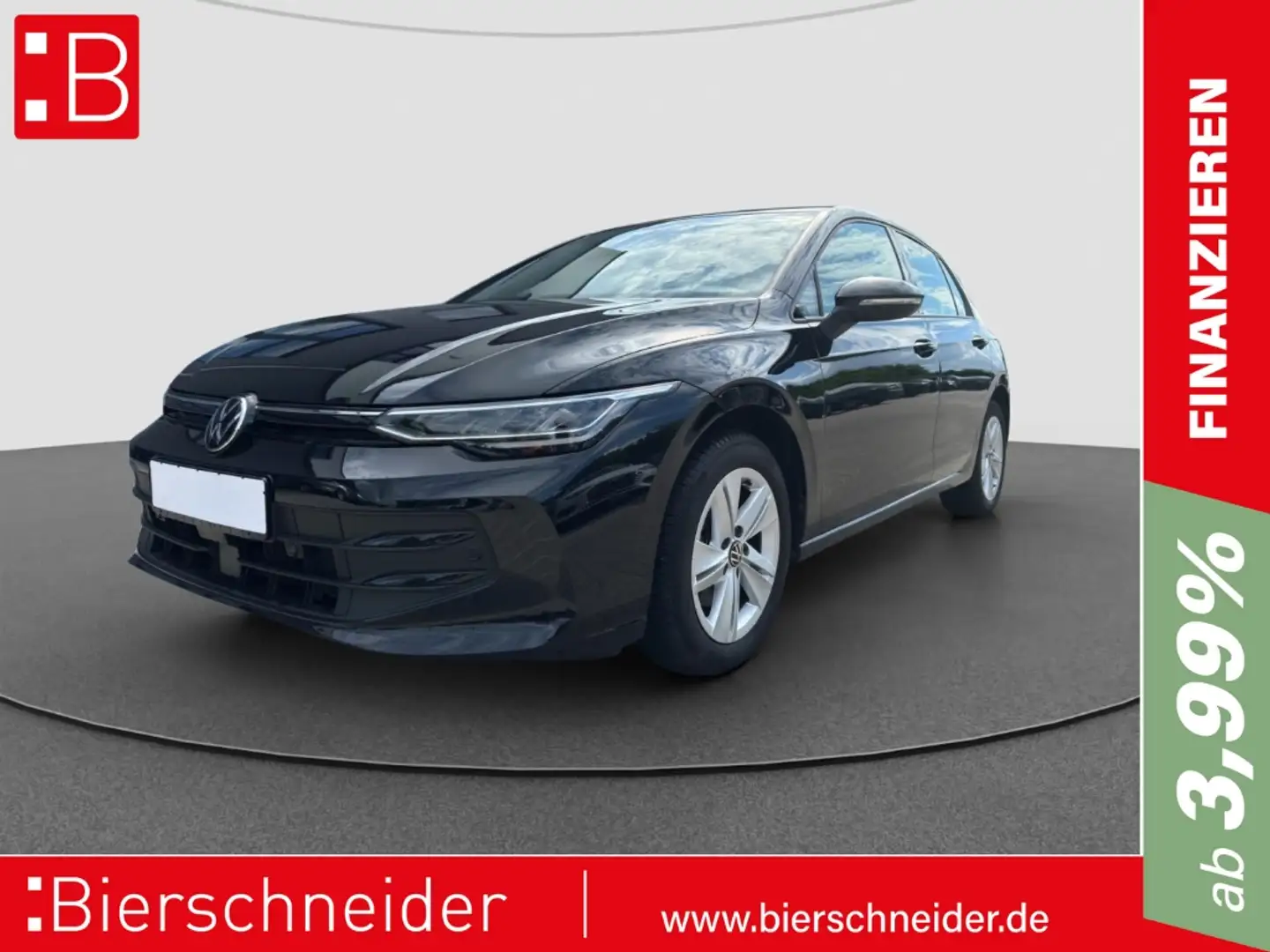 Volkswagen Golf 8 1.5 TSI Life AHK LED ACC NAVI SHZ Schwarz - 1