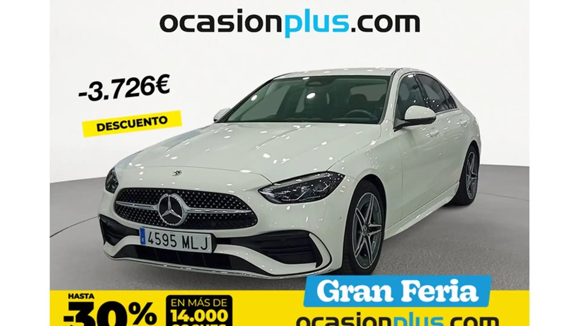 Mercedes-Benz C 200 200d 9G-Tronic Blanc - 1