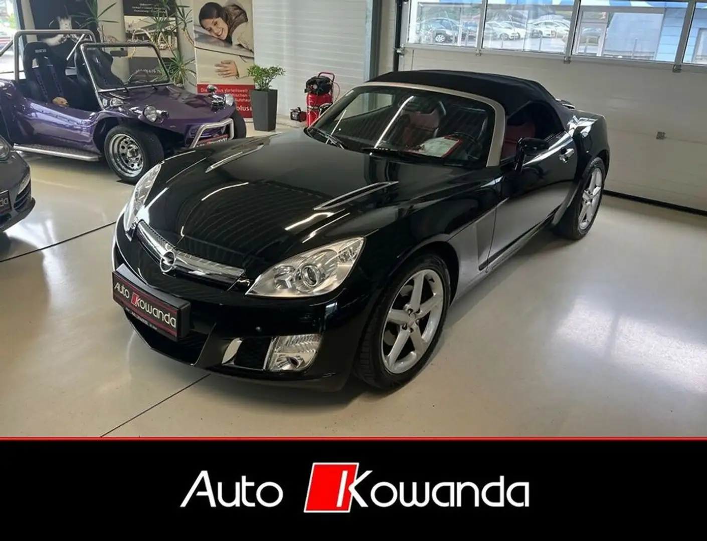 Opel GT Cabrio 2,0 Turbo -Liebhaberfahrzeug Schwarz - 1