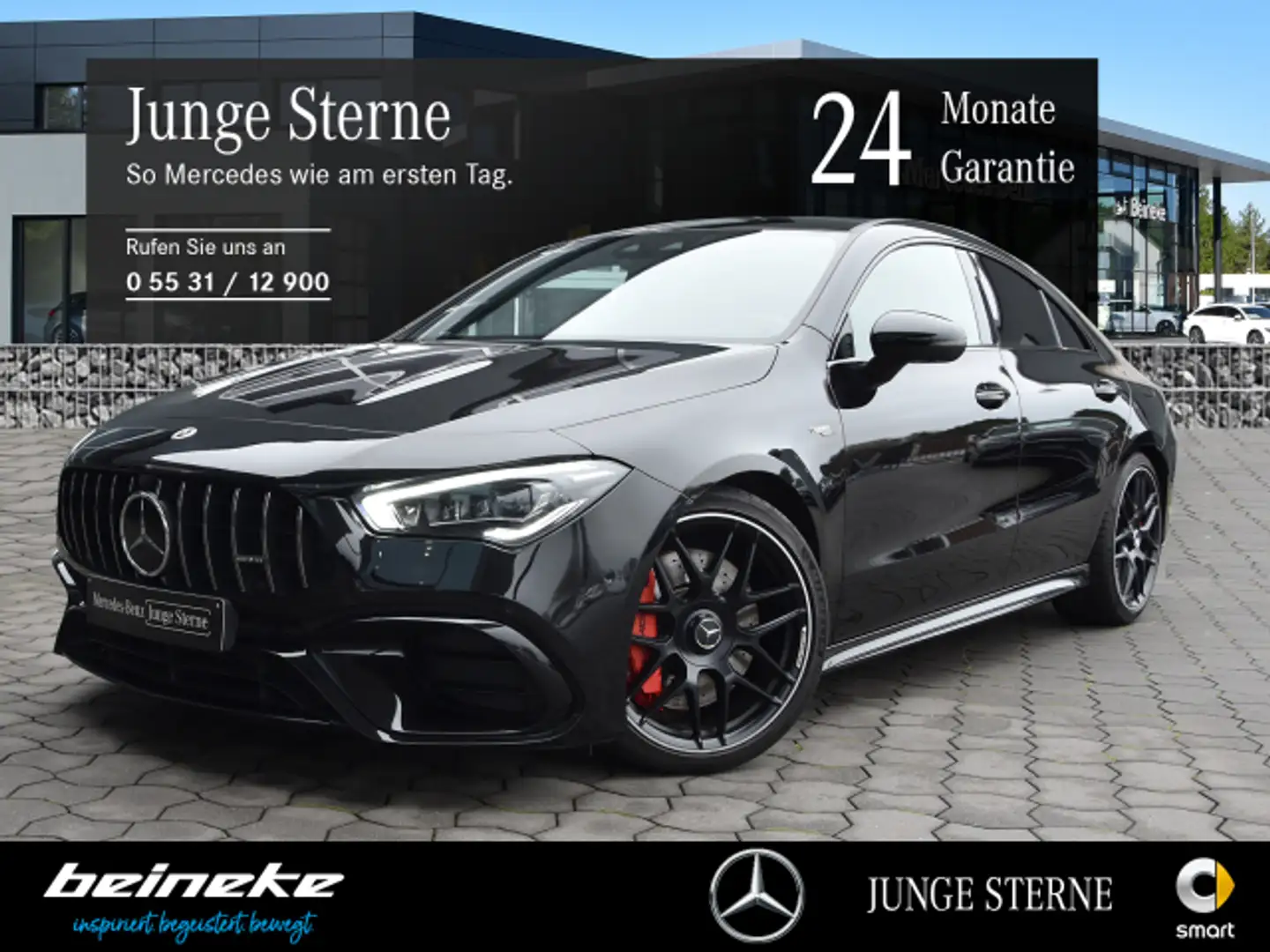 Mercedes-Benz CLA 45 AMG Mercedes-AMG CLA 45 S 4M Pano Multib. 360° Distr Schwarz - 1
