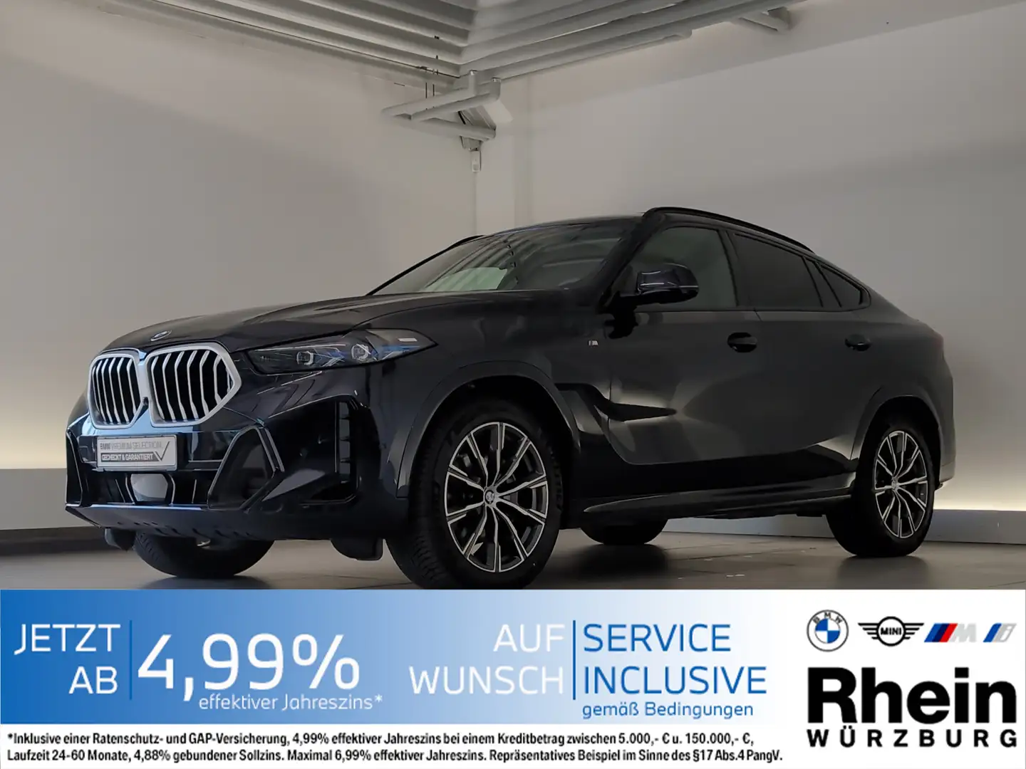 BMW X6 xDrive40d M Sport LED/Harman&Kardon/AHK/DAB LED/H& Schwarz - 1