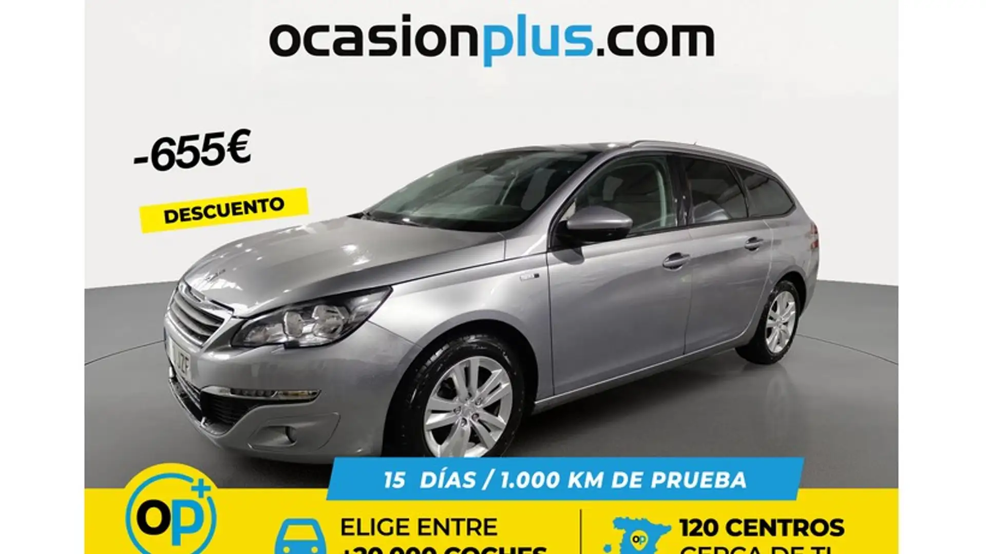 Peugeot 308 SW 1.2 PureTech S&S Style 130 Argent - 1