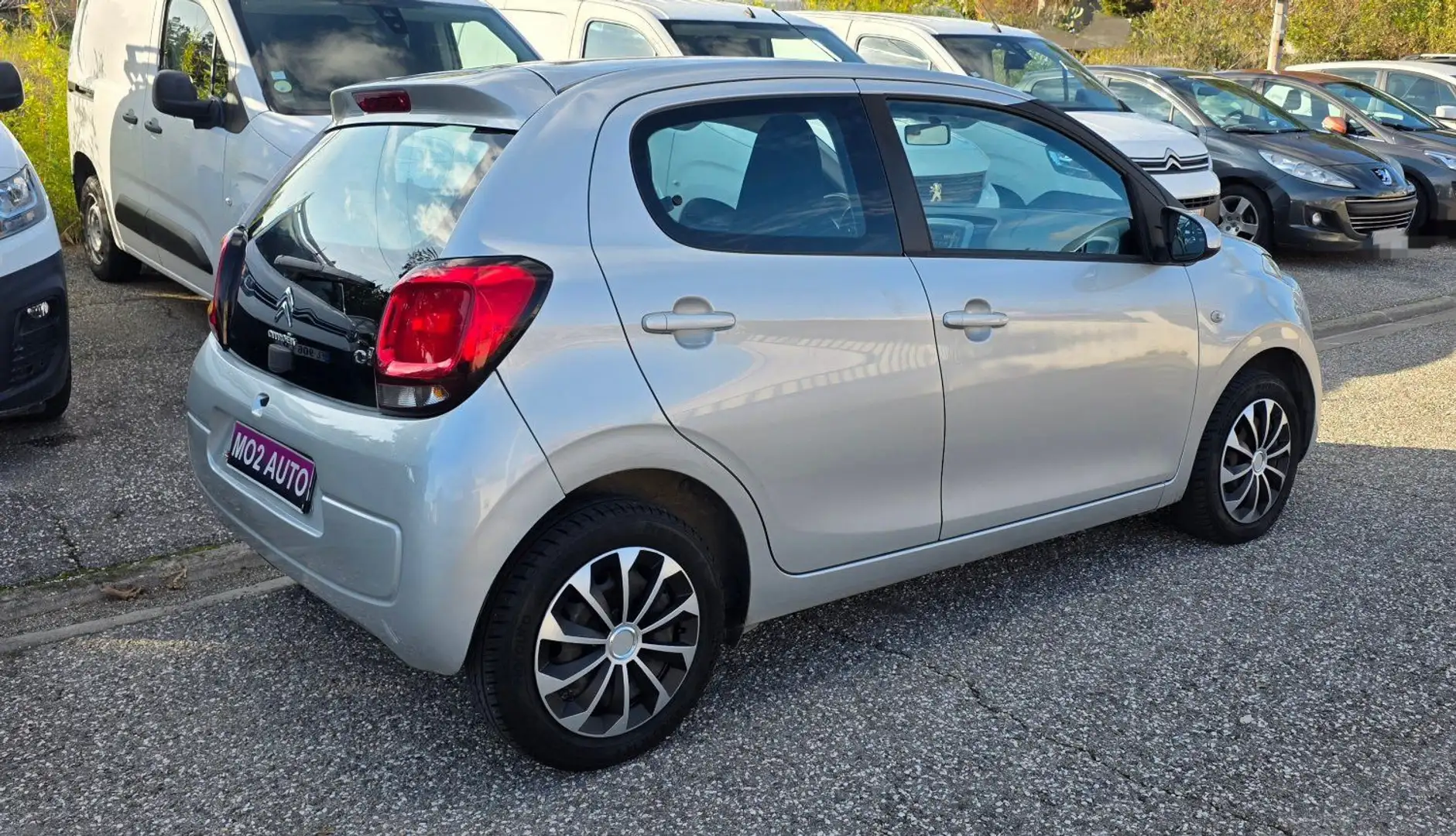Citroen C1 1.0 VTI 68CH MILLENIUM 2015 CLIM FULL SUIVI... Gris - 2