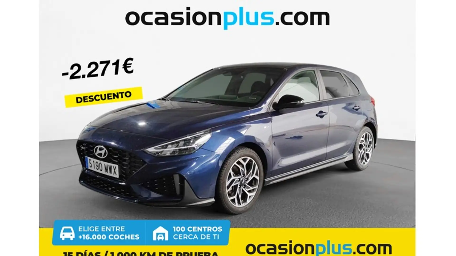 Hyundai i30 1.0 TGDI N Line 100 Azul - 1