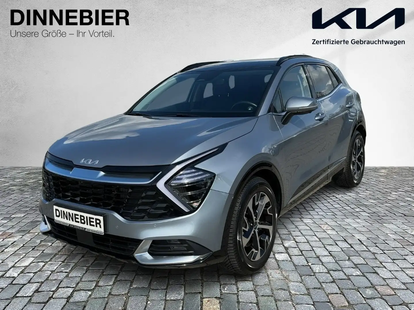 Kia Sportage Spirit 1.6T LED+360°+Glasdach+Navi Zilver - 2