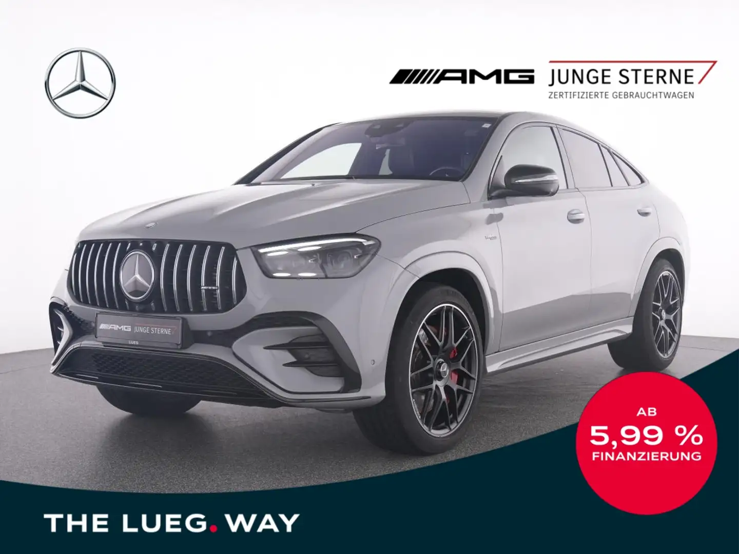 Mercedes-Benz GLE 53 AMG GLE 53 4M+Coupé Pano+AHK+MBeam+Airm+Sound+KeyGo+ Gris - 1