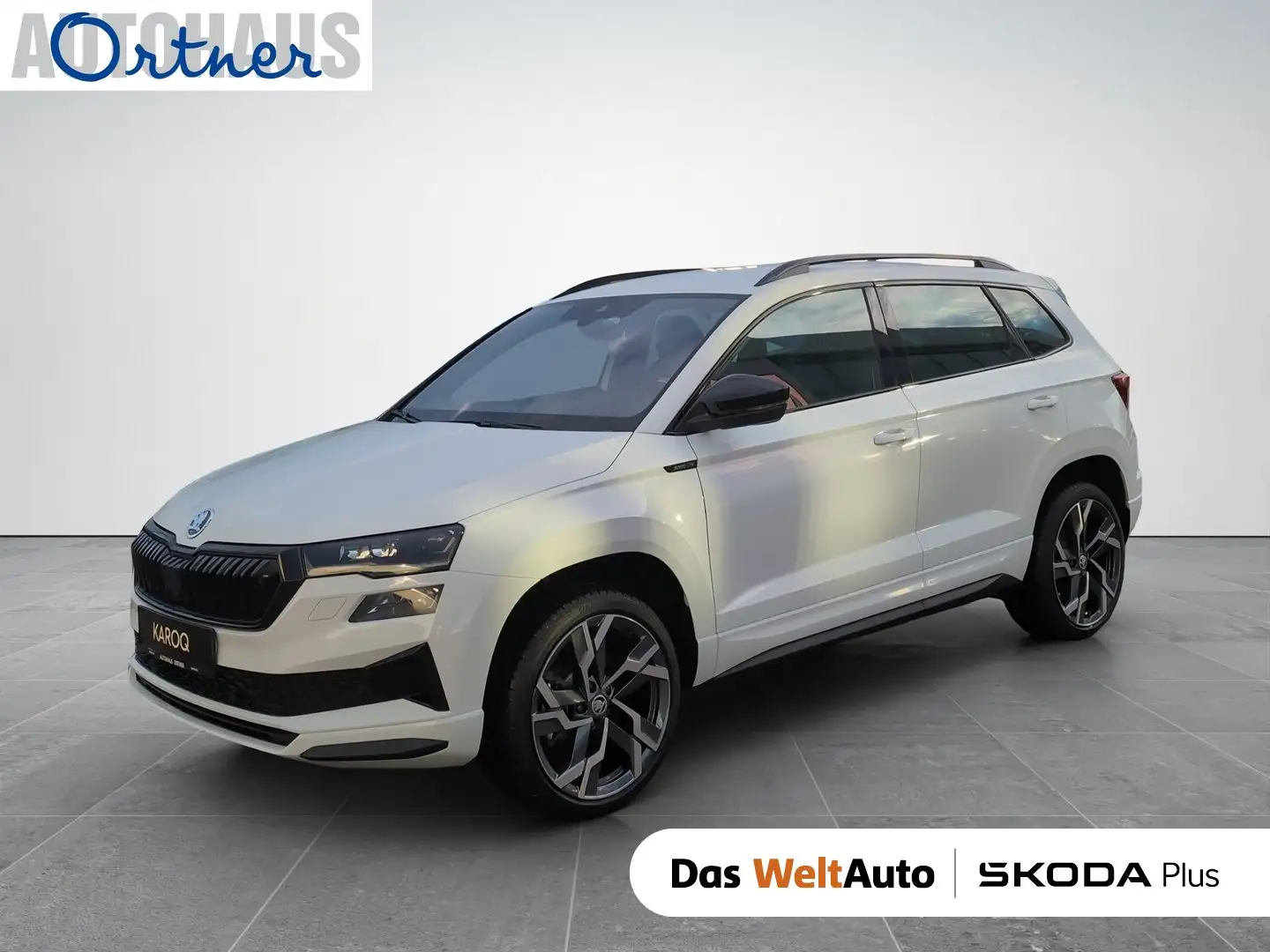 Skoda Karoq Sportline TDI DSG Weiß - 1