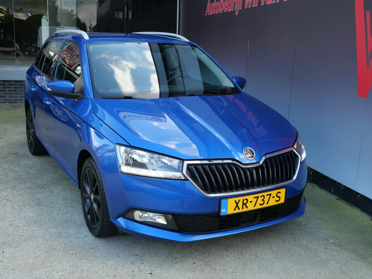 Skoda Fabia Combi 1.0 TSI CLEVER | A.C.C. | TREKHAAK | CARPLAY Blauw - 2