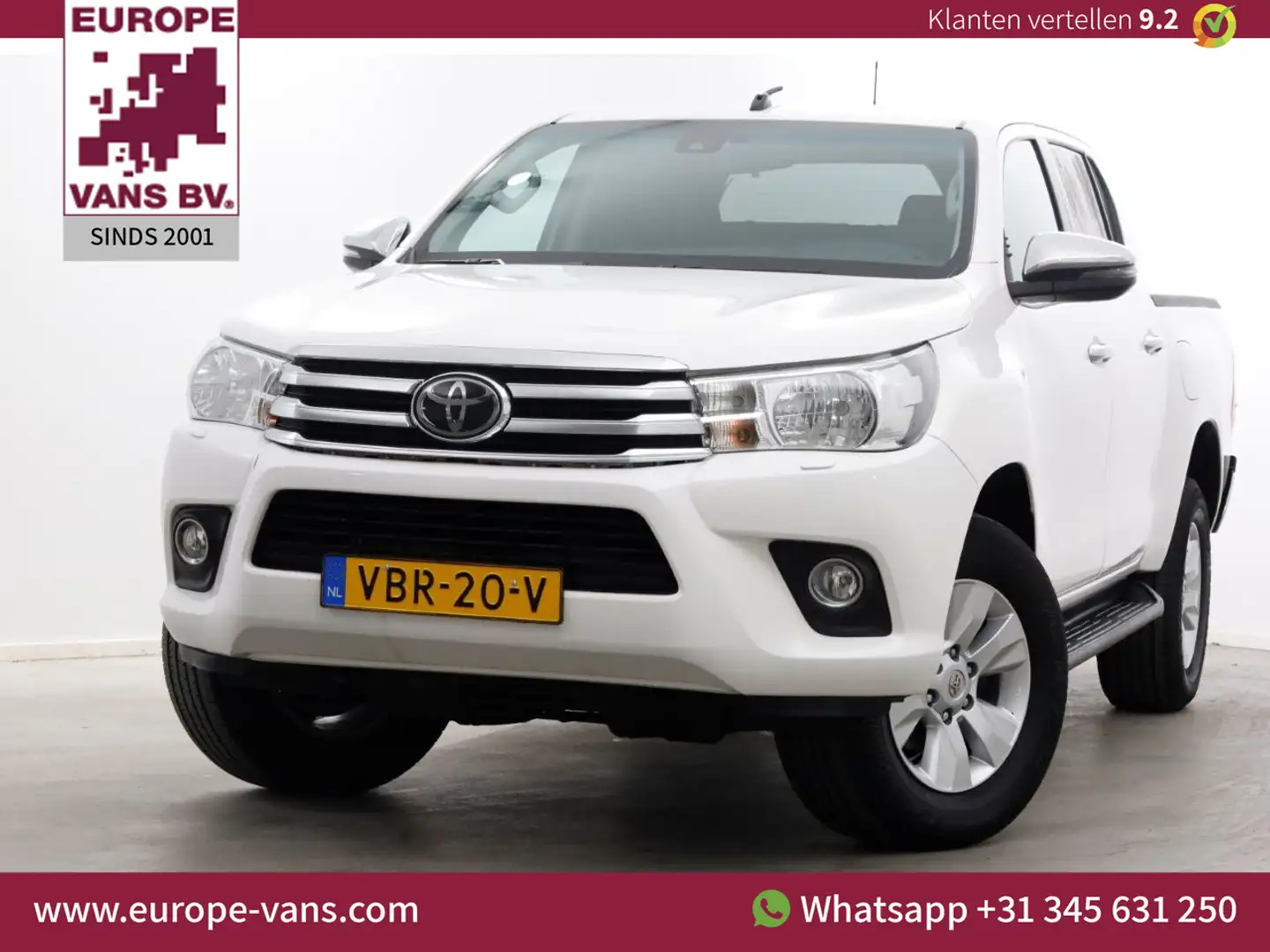 Toyota Hilux 2.4 D-4D-F 150pk E6 4WD 4x4 Double Cab Automaat 2/ Blanc - 1