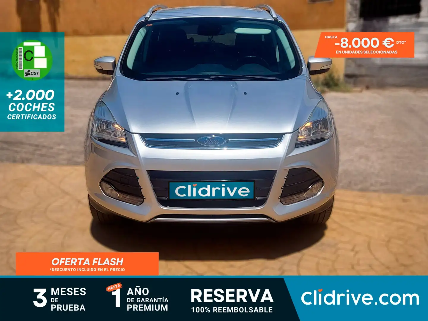 Ford Kuga 2.0TDCi Titanium S 4x4 150 Gris - 1