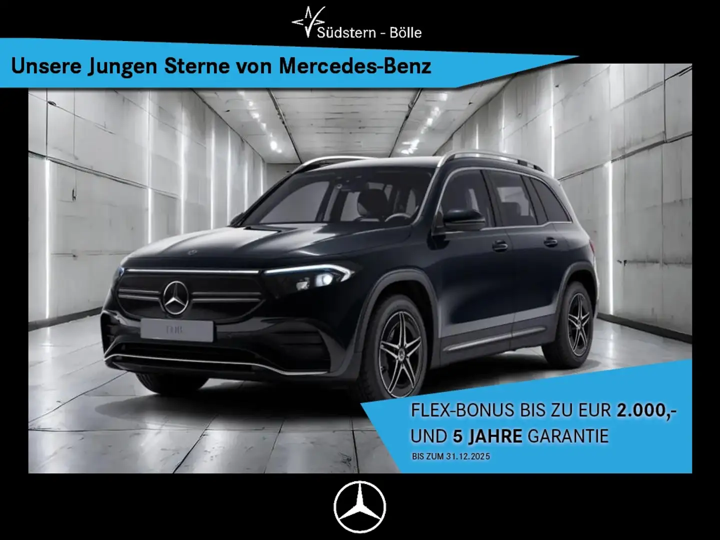 Mercedes-Benz EQB 250 +AMG+SHZ+AMBIENTE+KAMERA+PARK-ASS+LED Schwarz - 1