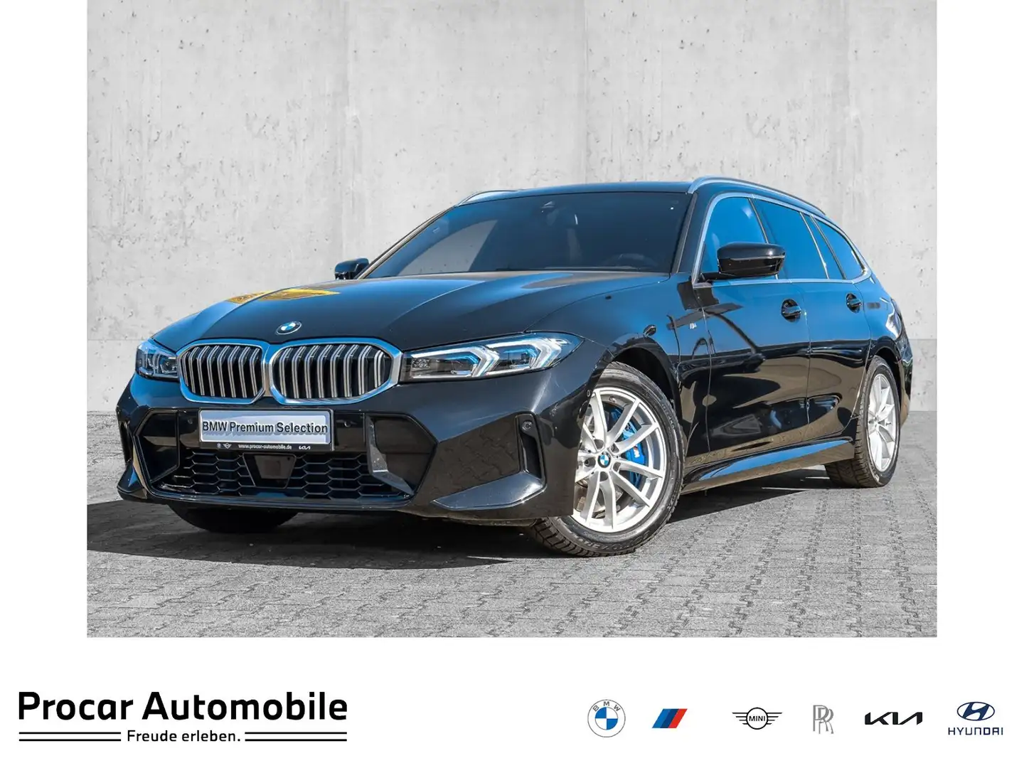 BMW 330 d Touring M Sport AHK Pano ACC HiFi RFK DAB LED Schwarz - 1