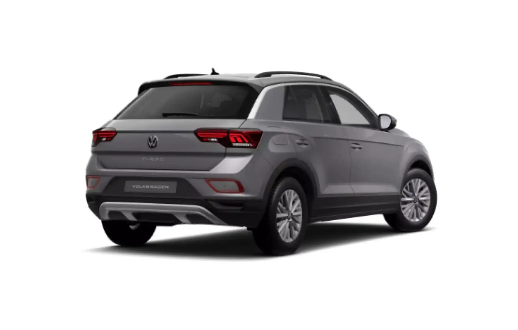 Volkswagen T-Roc Life 1.0 TSI *NAVI*STDHZG*SHZ*LED*ASG* Grau - 2