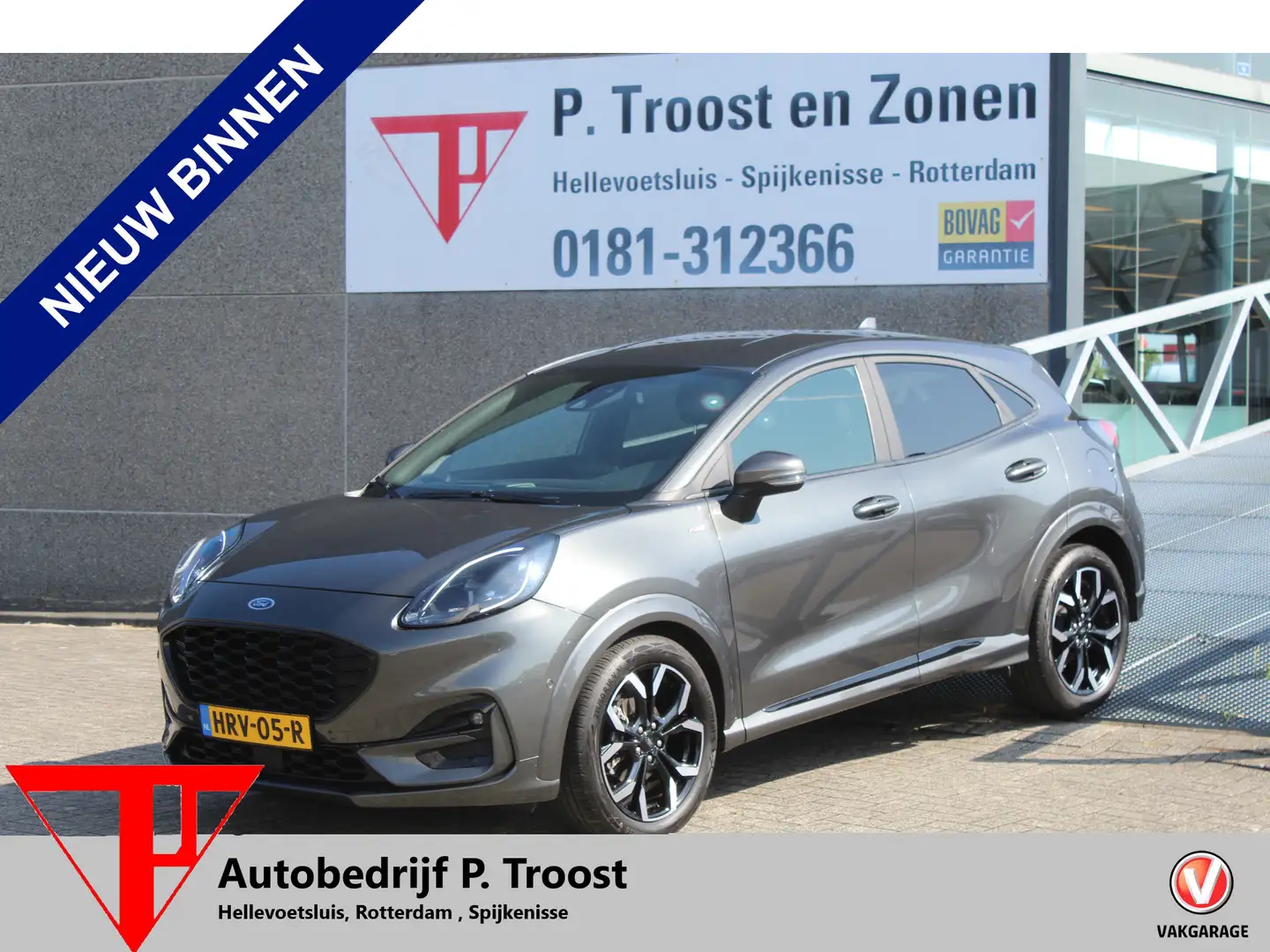 Ford Puma 1.0 EcoBoost Hybrid ST-Line 155pk!! Automaat/Virtu Grijs - 1