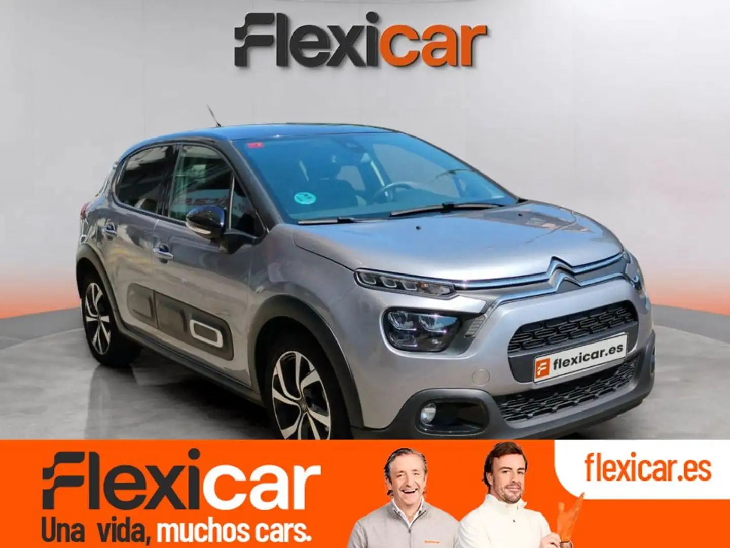 Citroen C3 PureTech 81KW (110CV) S&S EAT6 Feel Pack Grijs - 1