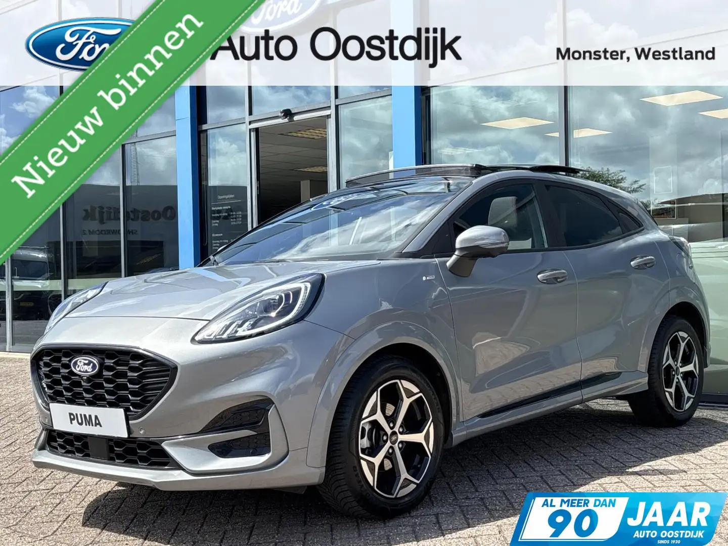 Ford Puma 1.0 EcoBoost Hybrid ST-Line 125PK Automaat NIEUW M Zilver - 1