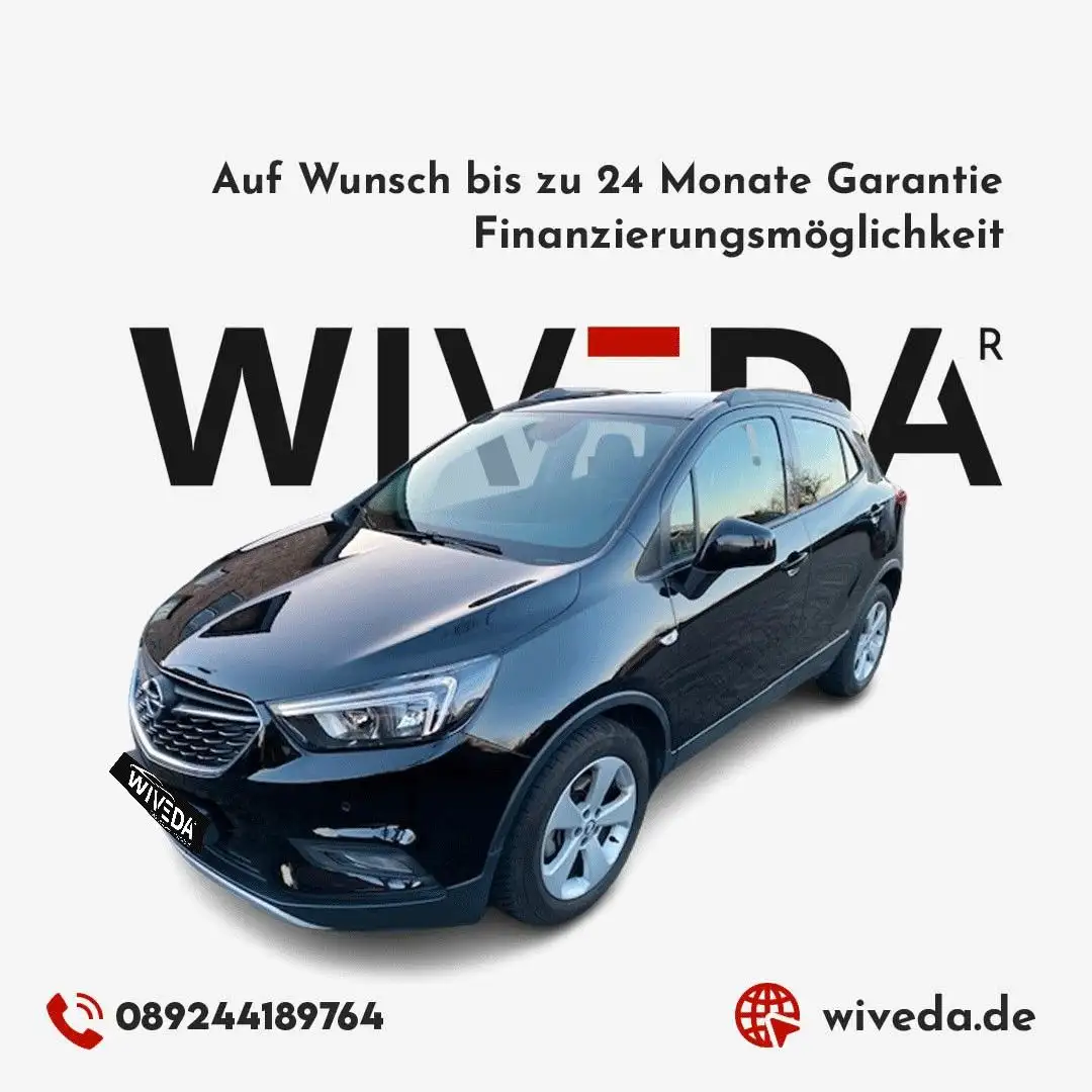 Opel Mokka X Edition Aut. TEMPOMAT~KLIMA~AHK~PDC~SHZ Schwarz - 1