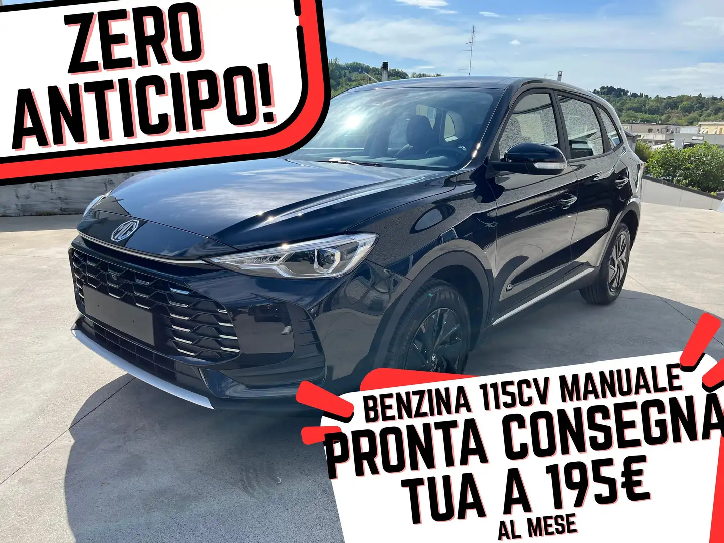 MG ZS 115CV MT STANDARD ZERO ANTICIPO 195€ AL MESE Nero - 1