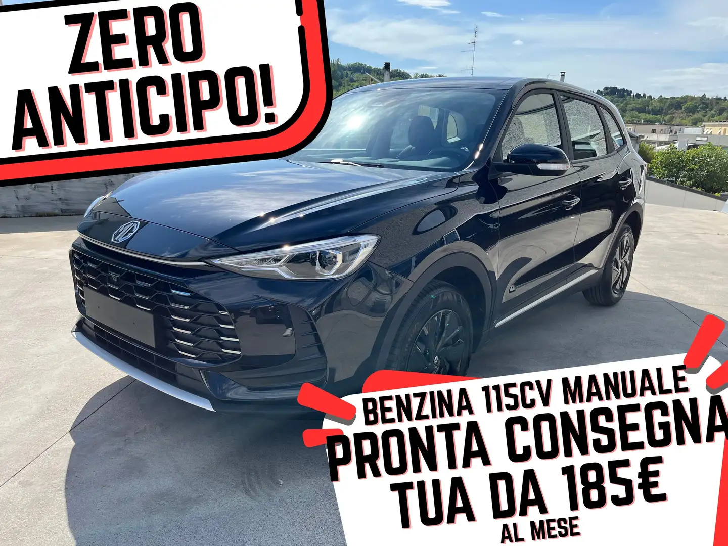 MG ZS 115CV MT STANDARD ZERO ANTICIPO 185€ AL MESE Nero - 1