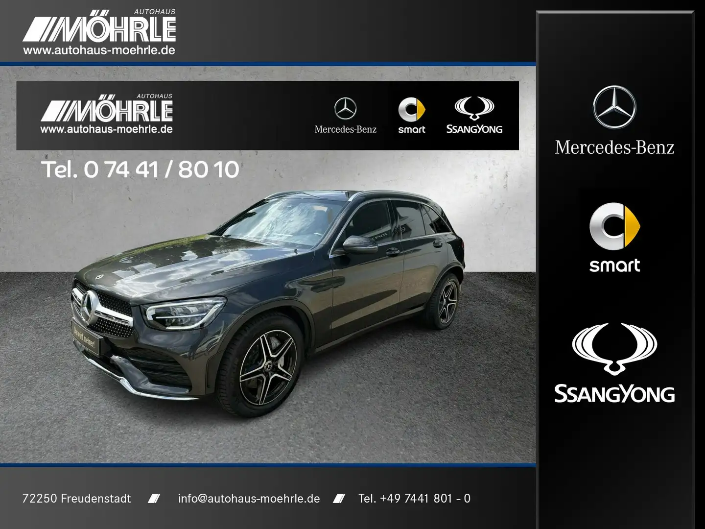 Mercedes-Benz GLC 220 GLC 220 d 4MATIC AMG Line Rückfahrkamera LED Gri - 1