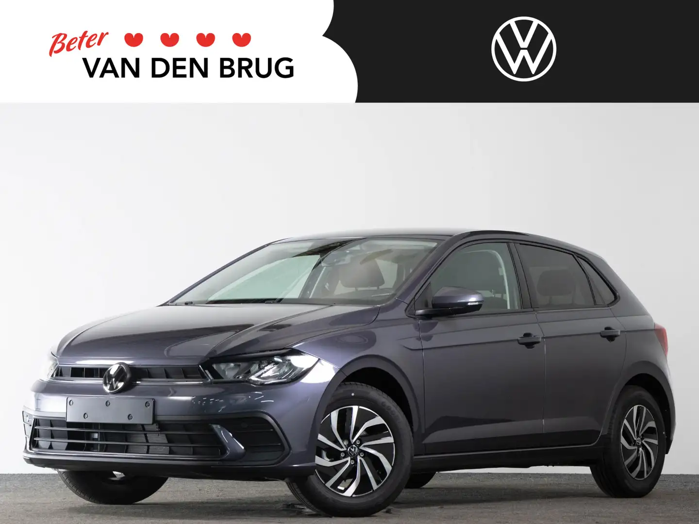 Volkswagen Polo 1.0 TSI Life Edition 95 PK | Navigatie | Achteruit Grijs - 1