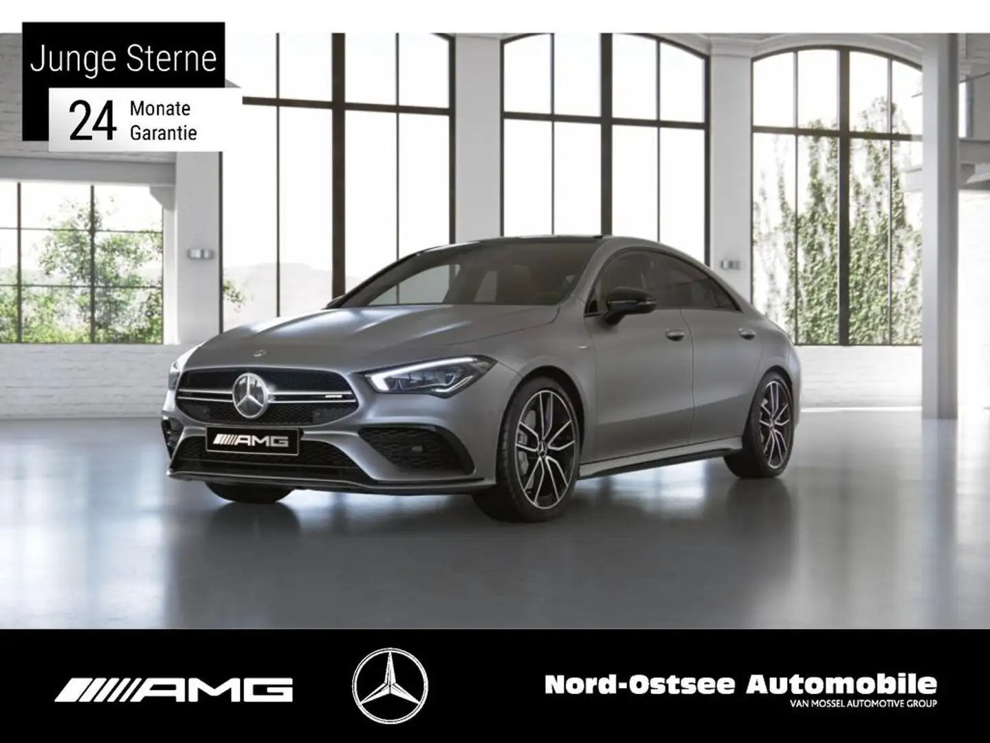 Mercedes-Benz CLA 35 AMG AMG CLA 35 4M  PANO KAMERA STDHZG NAVI Grigio - 1