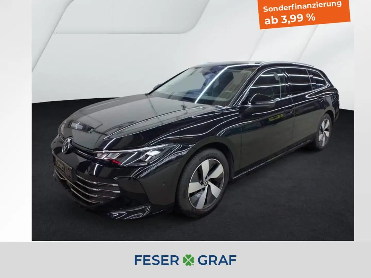 Volkswagen Passat 1.5 eTSI DSG Business AHK KAM NAVI LED Schwarz - 1