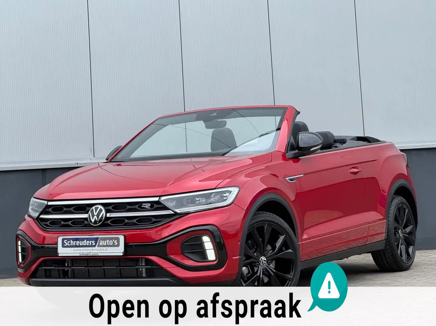 Volkswagen T-Roc Cabrio 1.5 TSI R-Line Black Edition. Rood - 1