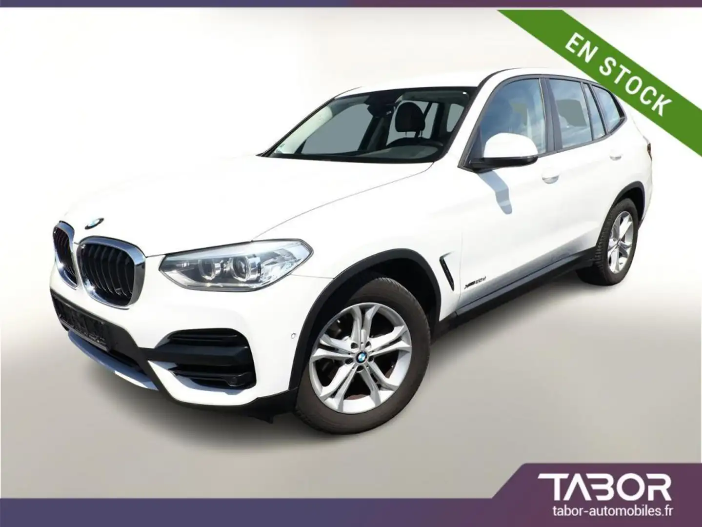 BMW X3 xDrive20d Cuir LED GPS attelage Cam 18p Blanc - 1