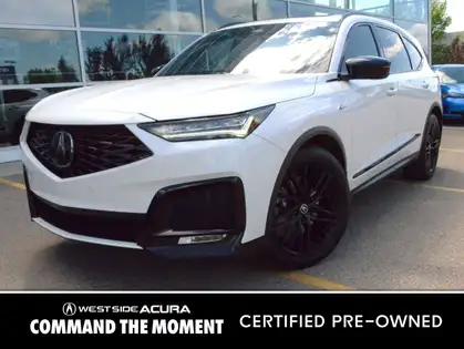 White 2025 Acura MDX SUV / Crossover  Automatic