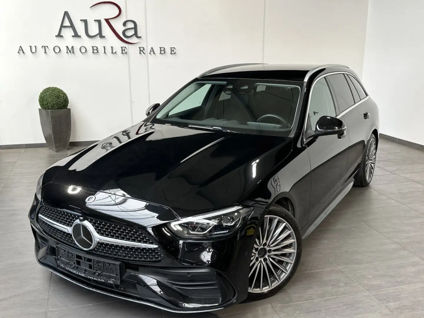 Mercedes-Benz C 220 T AMG-Line NAV+LED+DISTRONIC+CARPLAY+SPUR Negro - 2
