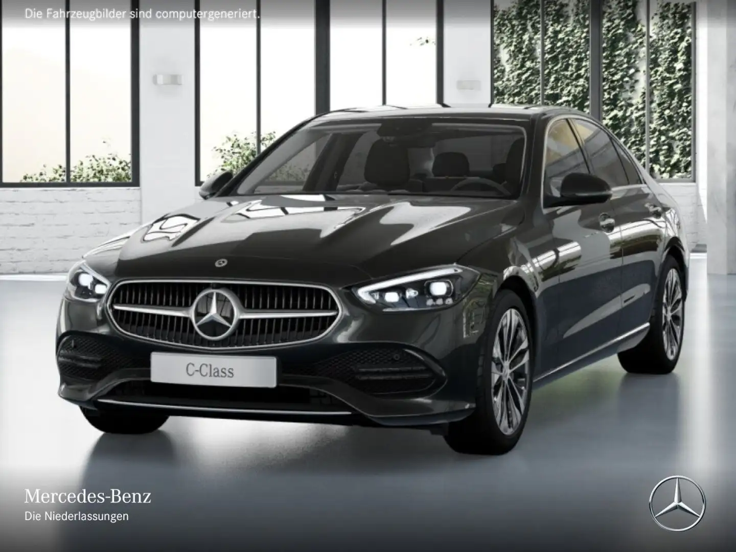 Mercedes-Benz C 300 e 4M AVANTG+360+TOTW+KEYLESS+9G Grau - 2