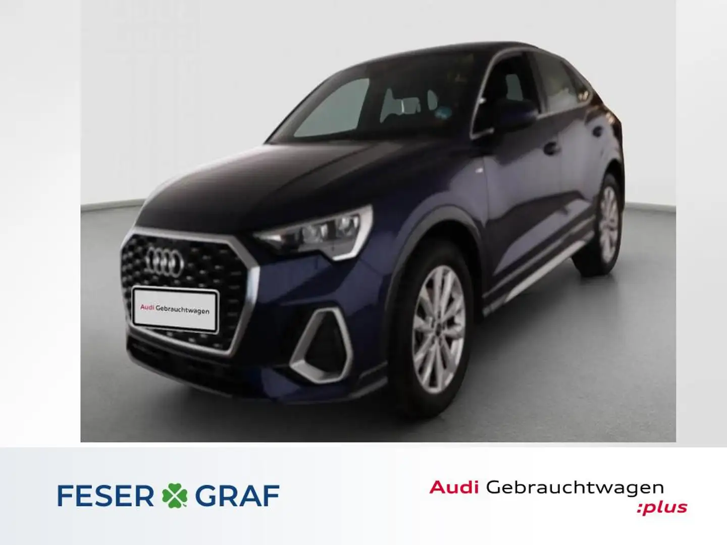 Audi Q3 Sportback 35 TDI S tronic S Line Navi RFK Blau - 1