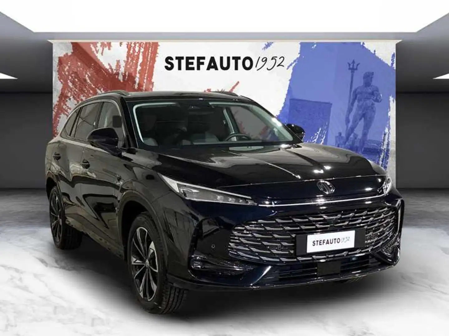 MG HS NEW HS Hybrid+ Luxury Ibrida - BLACK-PBC - Tessuto Negro - 1