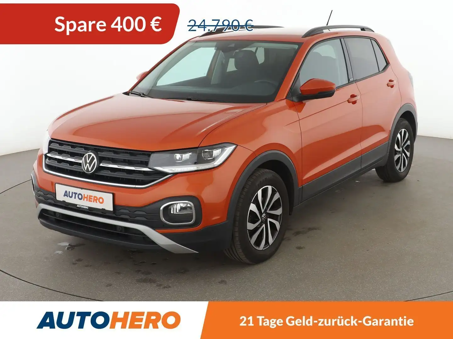 Volkswagen T-Cross 1.5 TSI ACT Active Aut.*NAVI*ACC*LED*CAM*SHZ*PDC* Orange - 1
