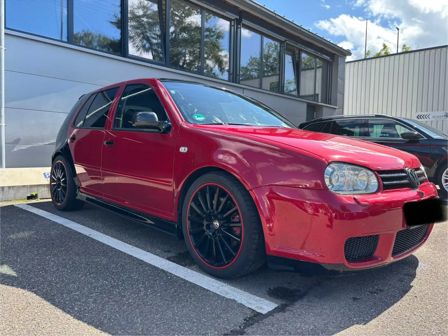 Volkswagen Golf GTI TDI R32-Style Rot - 2