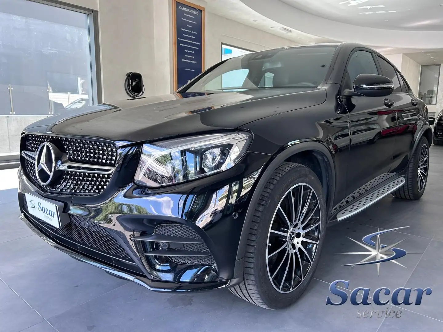 Mercedes-Benz GLC 250 GLC Coupe 250 d Premium 4matic auto Zwart - 1