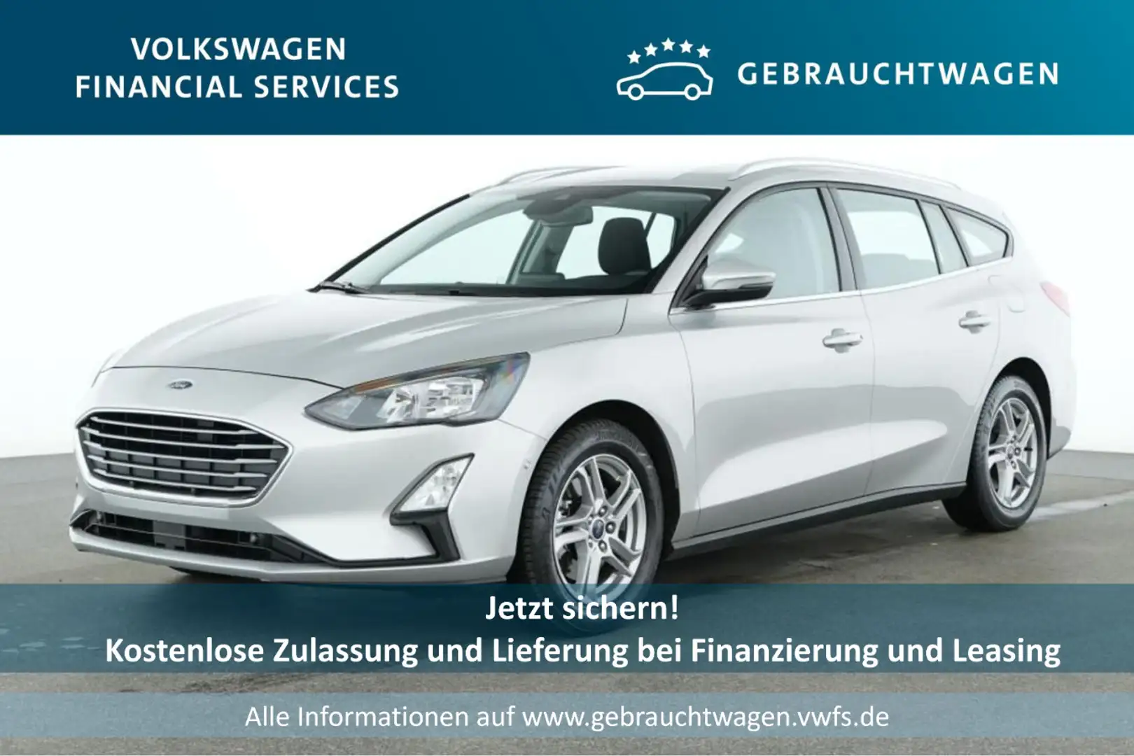 Ford Focus Turnier Cool & Connect 1.0 EcoBoost PDC*SH Silber - 1