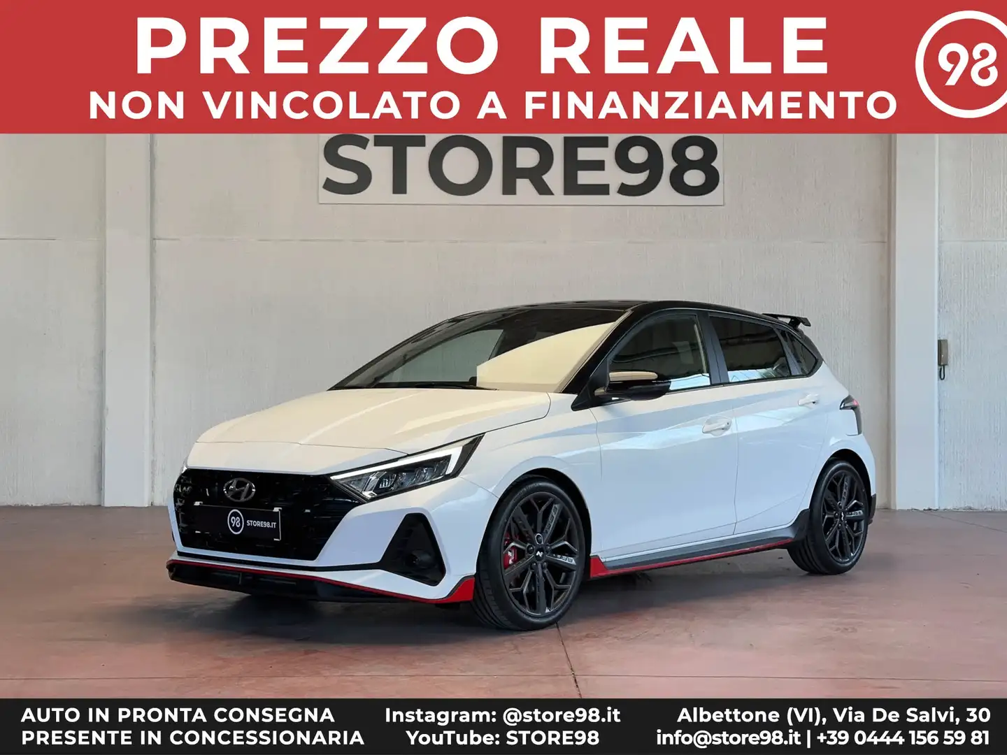 Hyundai i20 1.6 N Performance *TECHNO PACK/FULL OPTIONAL* Bianco - 1