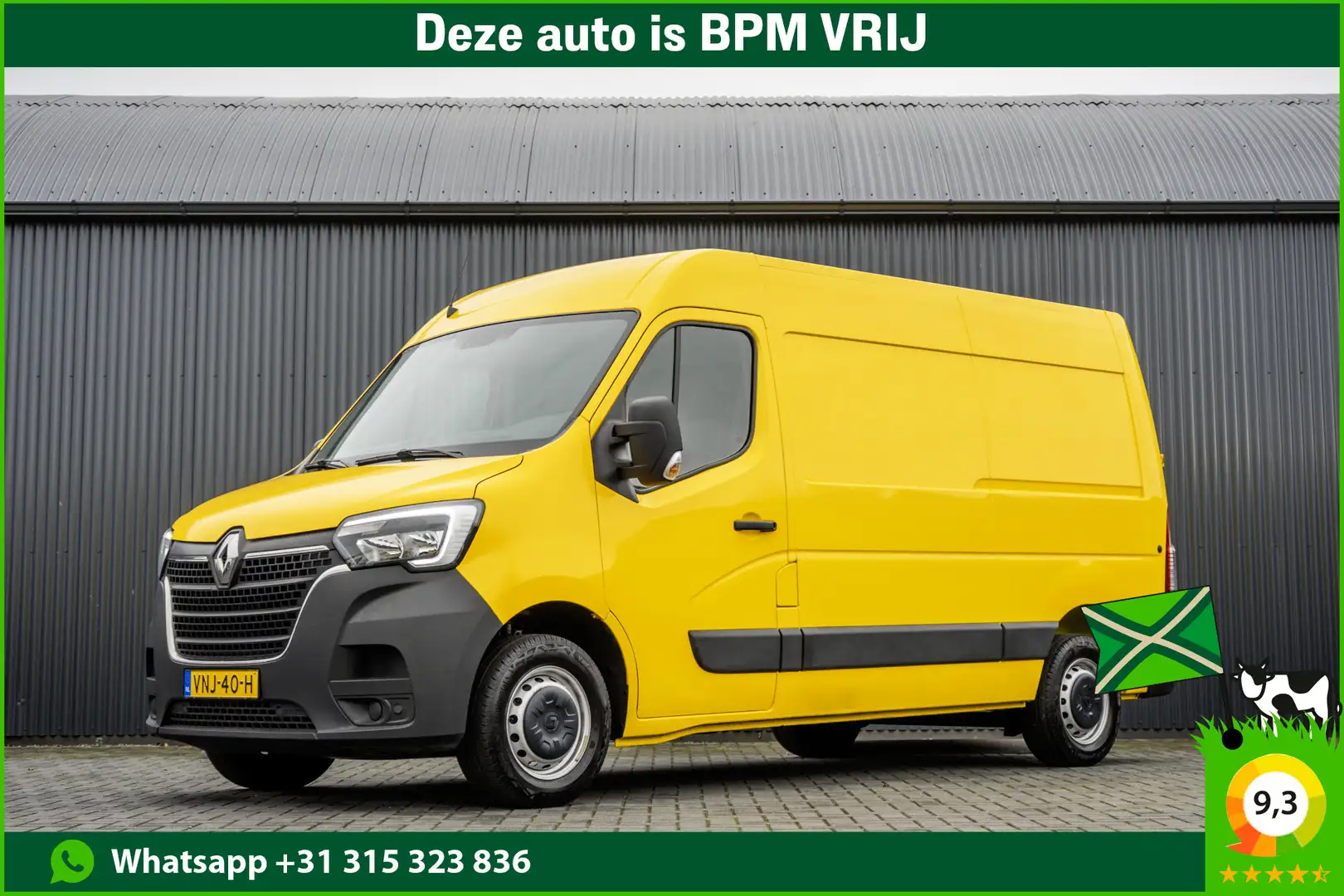 Renault Master 2.3 dCi L2H2 | Euro 6 | 136 PK | Cruise | Airco | Jaune - 1