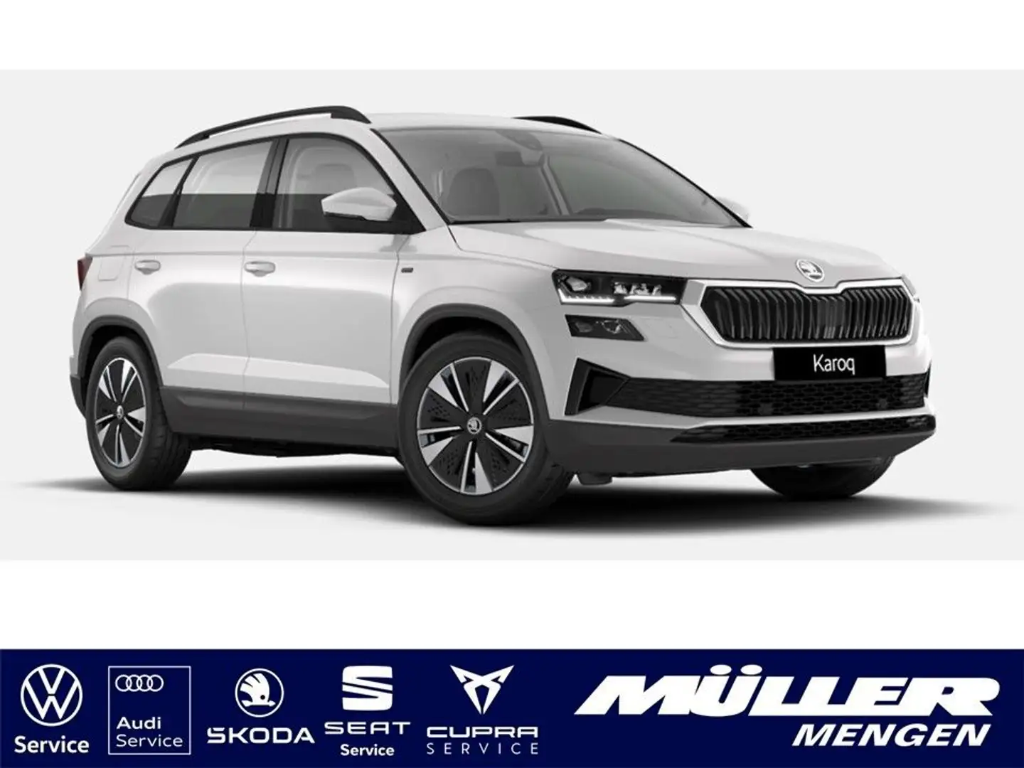 Skoda Karoq Tour 1,5 TSI DSG Navi|ACC|AHK|Matrix-LED Blanc - 1