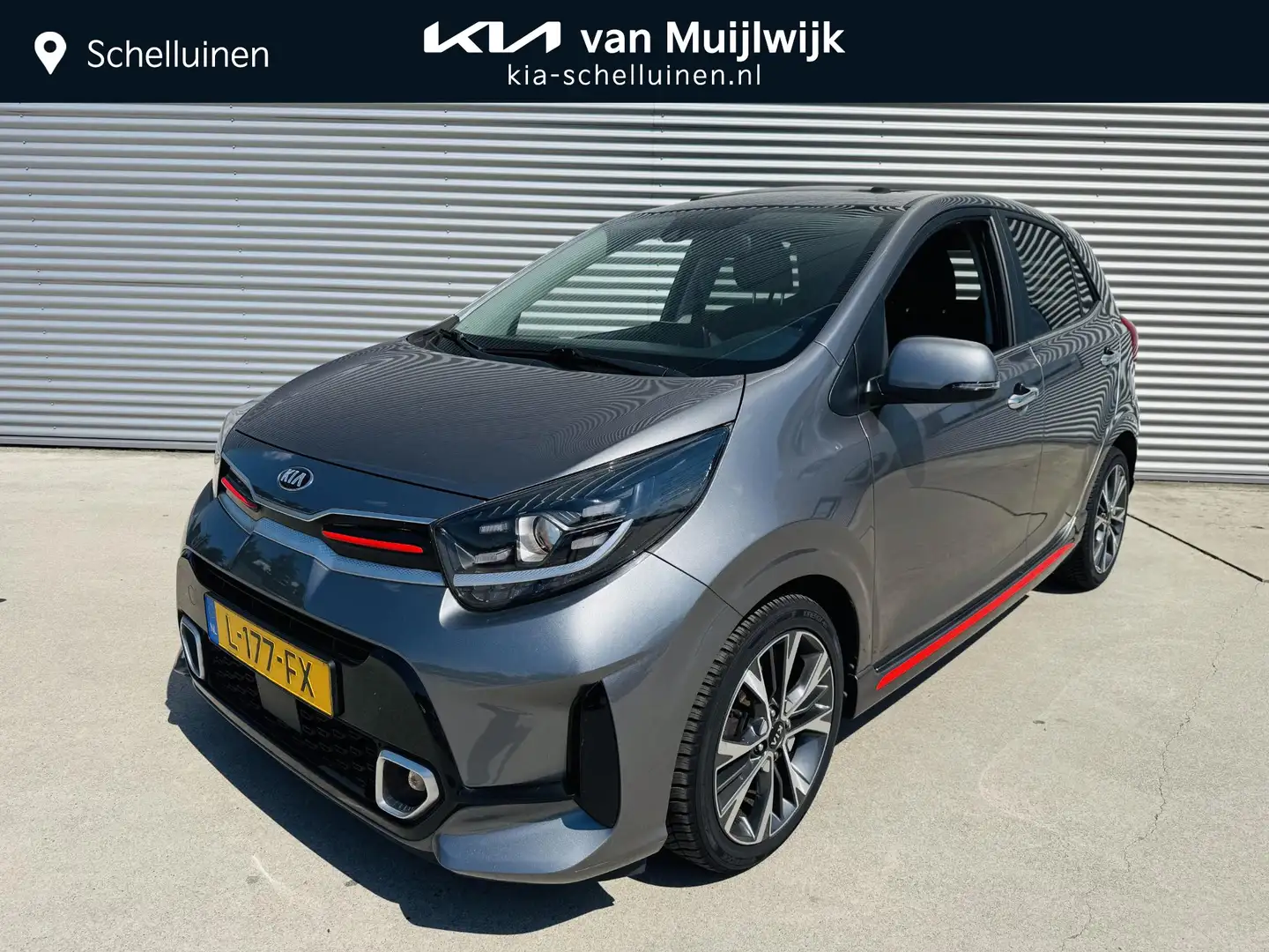 Kia Picanto 1.0 T-GDi GT-Line 5p 100pk | Sunroof | Stoel&Stuur Gris - 1