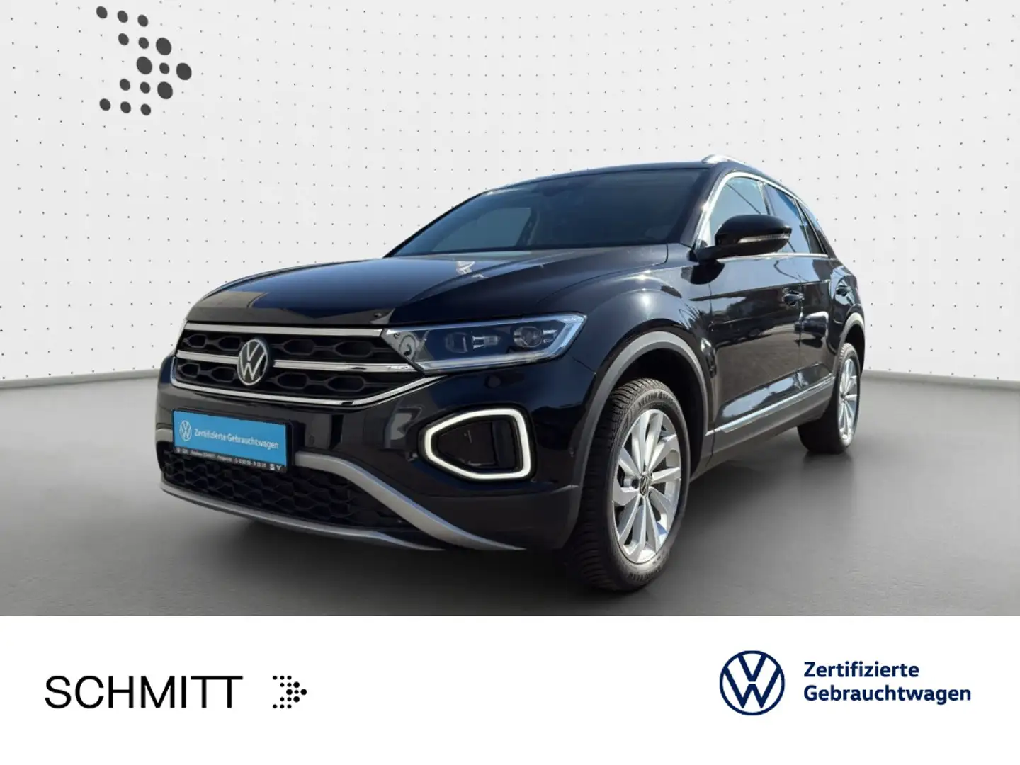 Volkswagen T-Roc T-ROC 1.5 TSI DSG STYLE*LED*AHK*NAVI*KLIMA*PDC*S Schwarz - 1